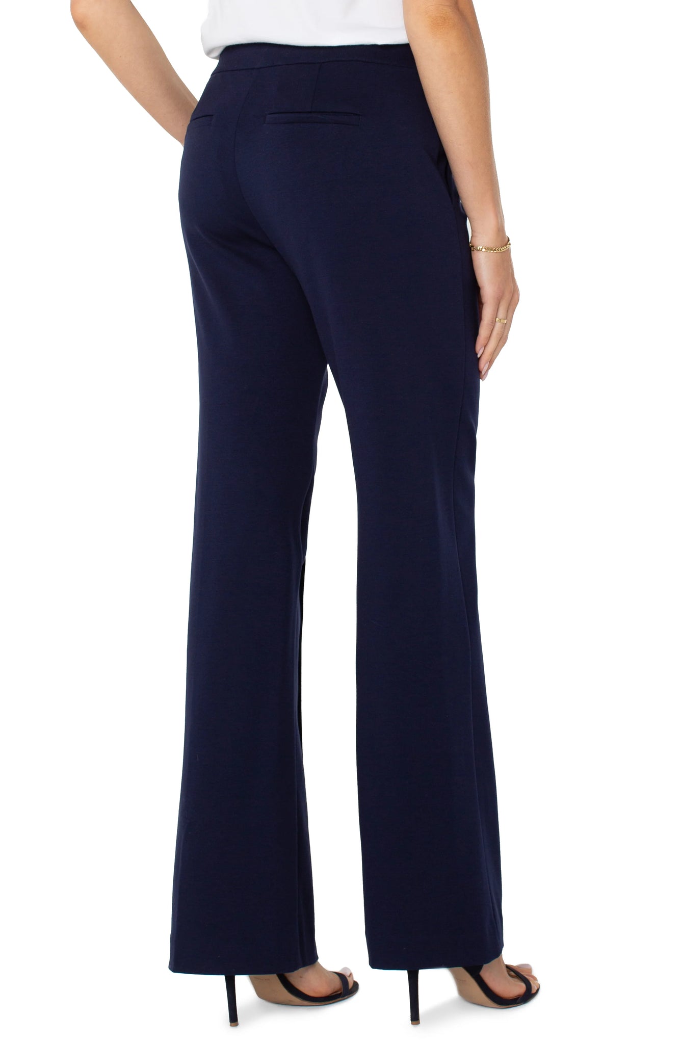 Pull On Wide Leg Trouser