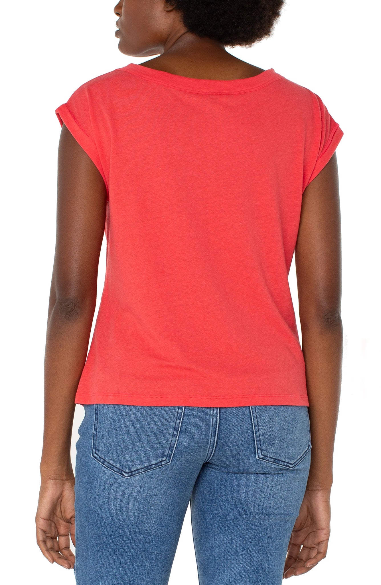 Short Sleeve Boat Neck Knit Top