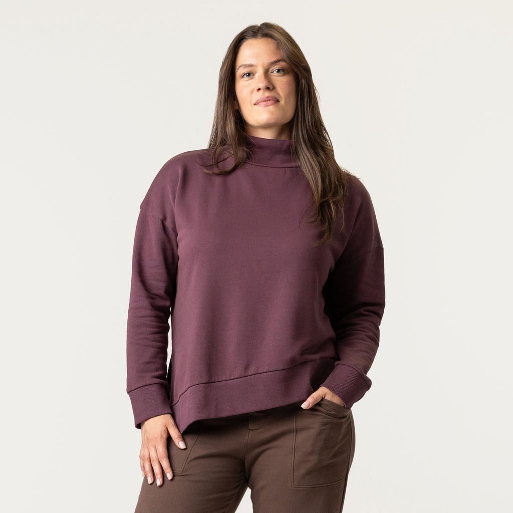 100% Regenerative Organic Certified® Cotton - Funnel Neck Top
