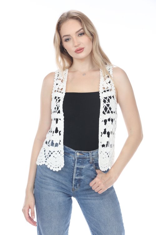 Briella Knit Cardigan Vest