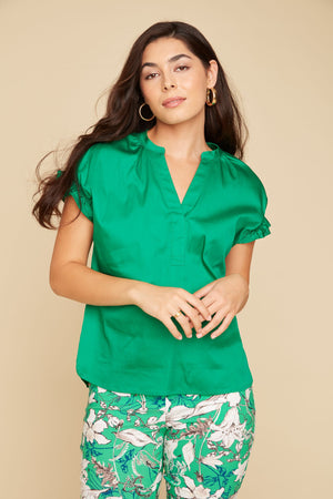 Puff Short Sleeve Blouse