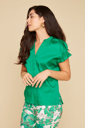 Puff Short Sleeve Blouse