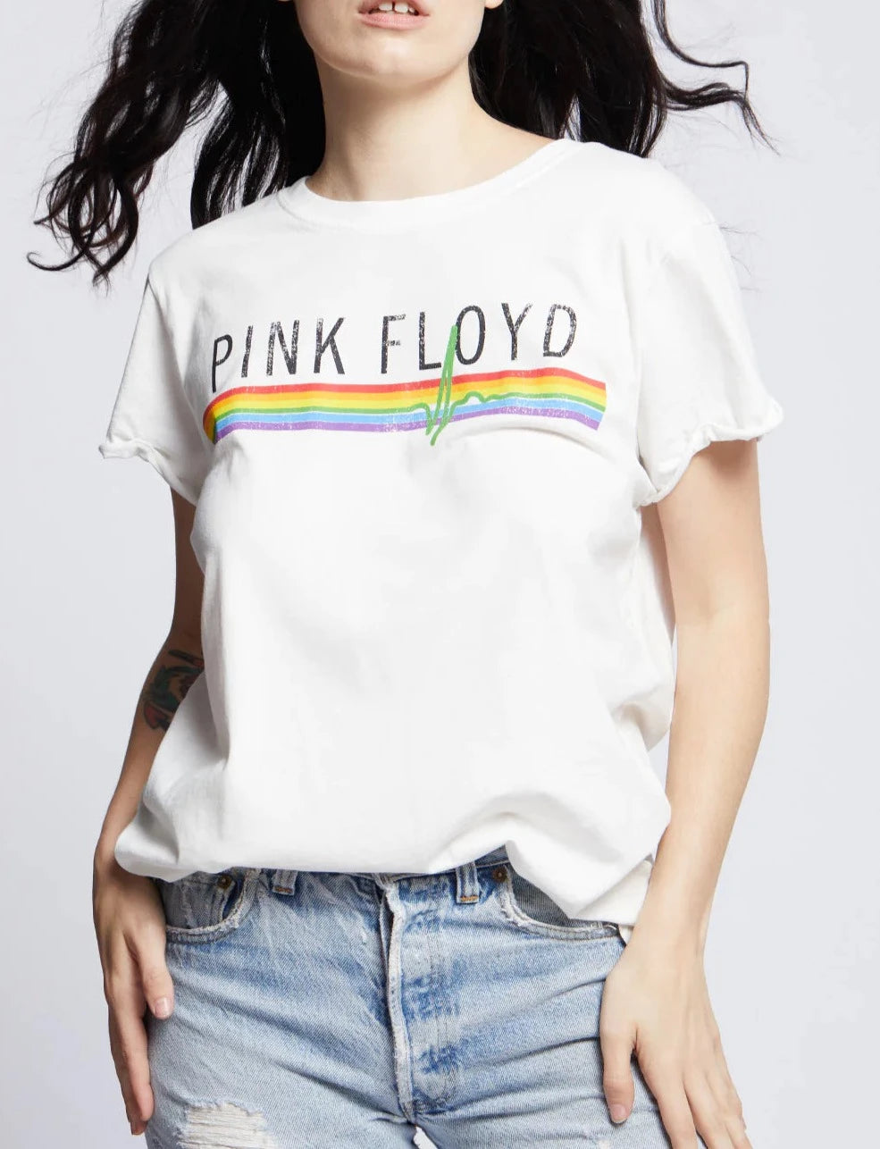 Pink Floyd Rainbow Tee | White