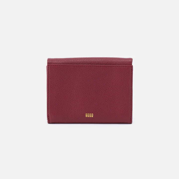 Lumen Medium Bifold Compact Wallet | Cranberry