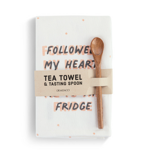 Cotton Tea Towel and Tasting Spoon | Followed My Heart