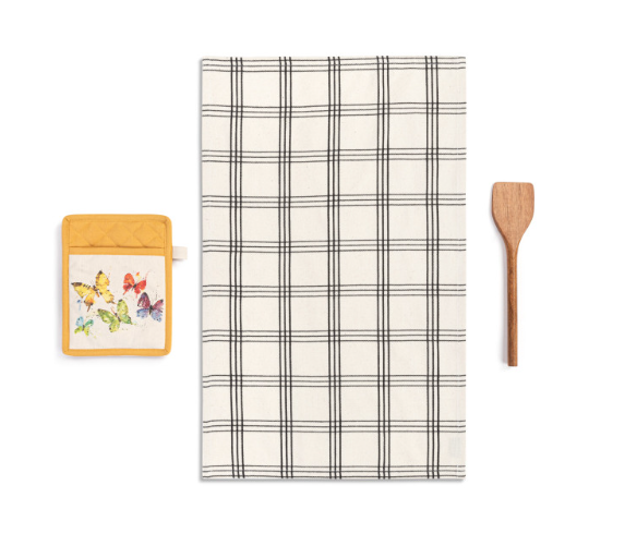 Hot Pad & Towel with Spatula | Butterfly