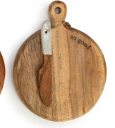 Mini Wood Serving Board | Sage Green