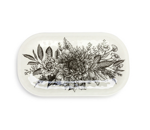  Medium Melamine Rectangular Platter | Floral