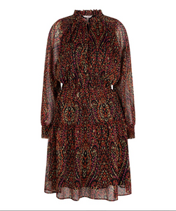 Shirred Dress | Multi