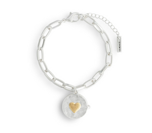 Love you Locket Bracelet | Silver