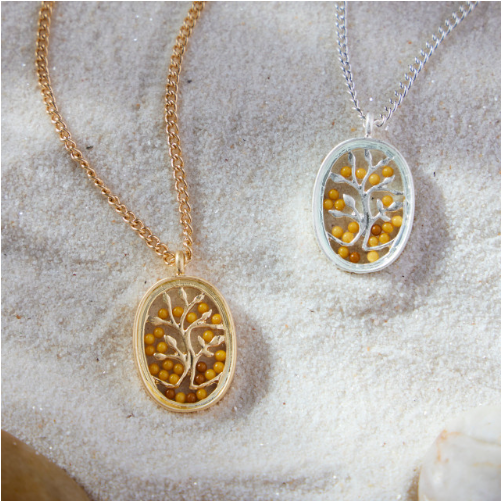 Mustard Seed Necklace | Gold & Silver