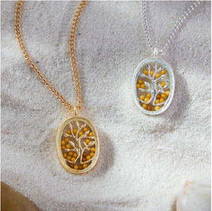 Mustard Seed Necklace | Gold & Silver