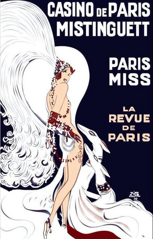 Miss Paris Scarf | Navy/White