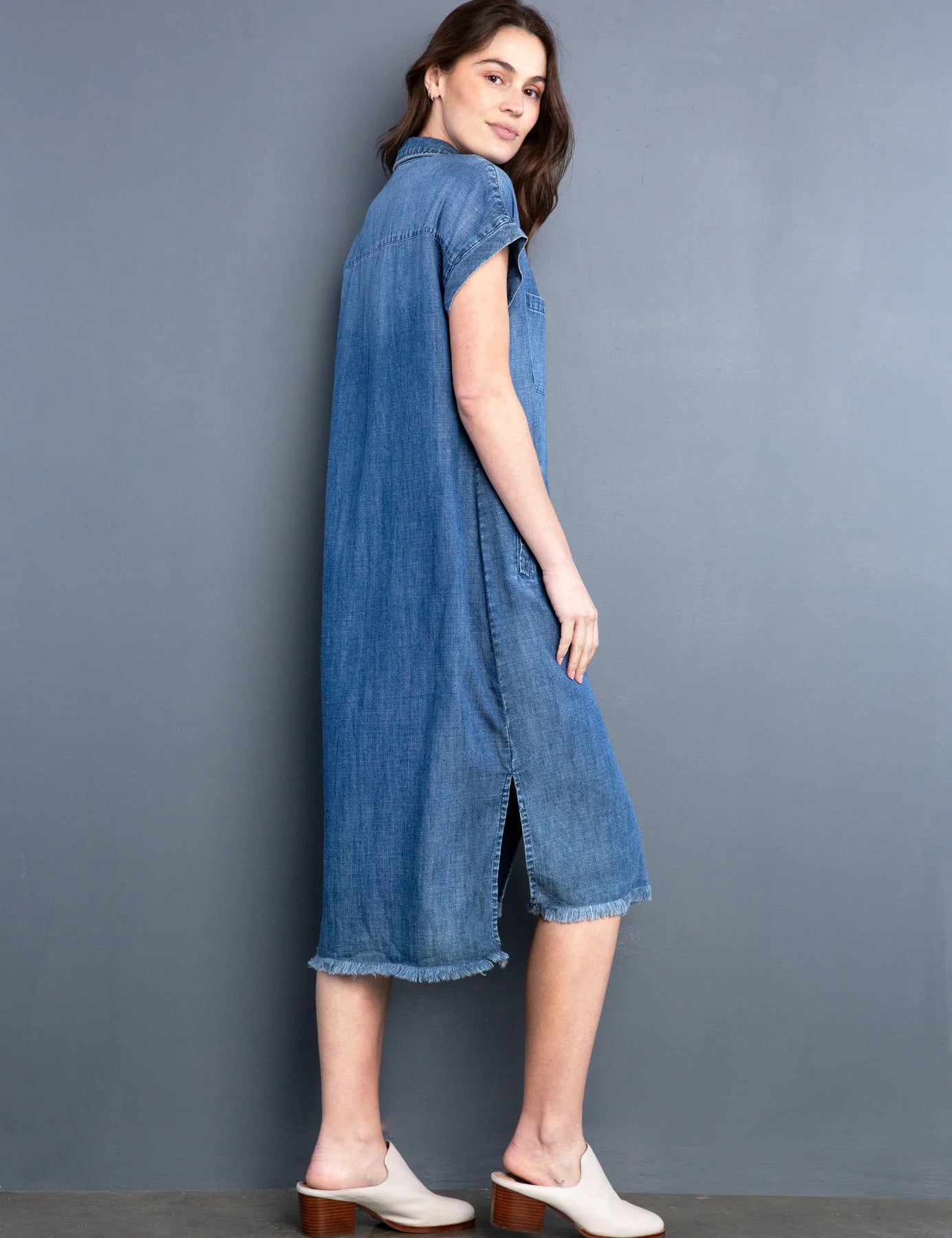 Soft Denim Dress