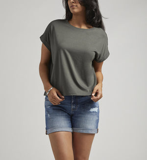 Drapey Luxe Tee | Olive
