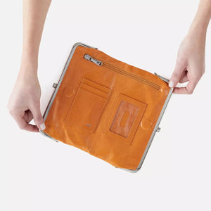 Lauren Wallet Clutch | Warm Amber