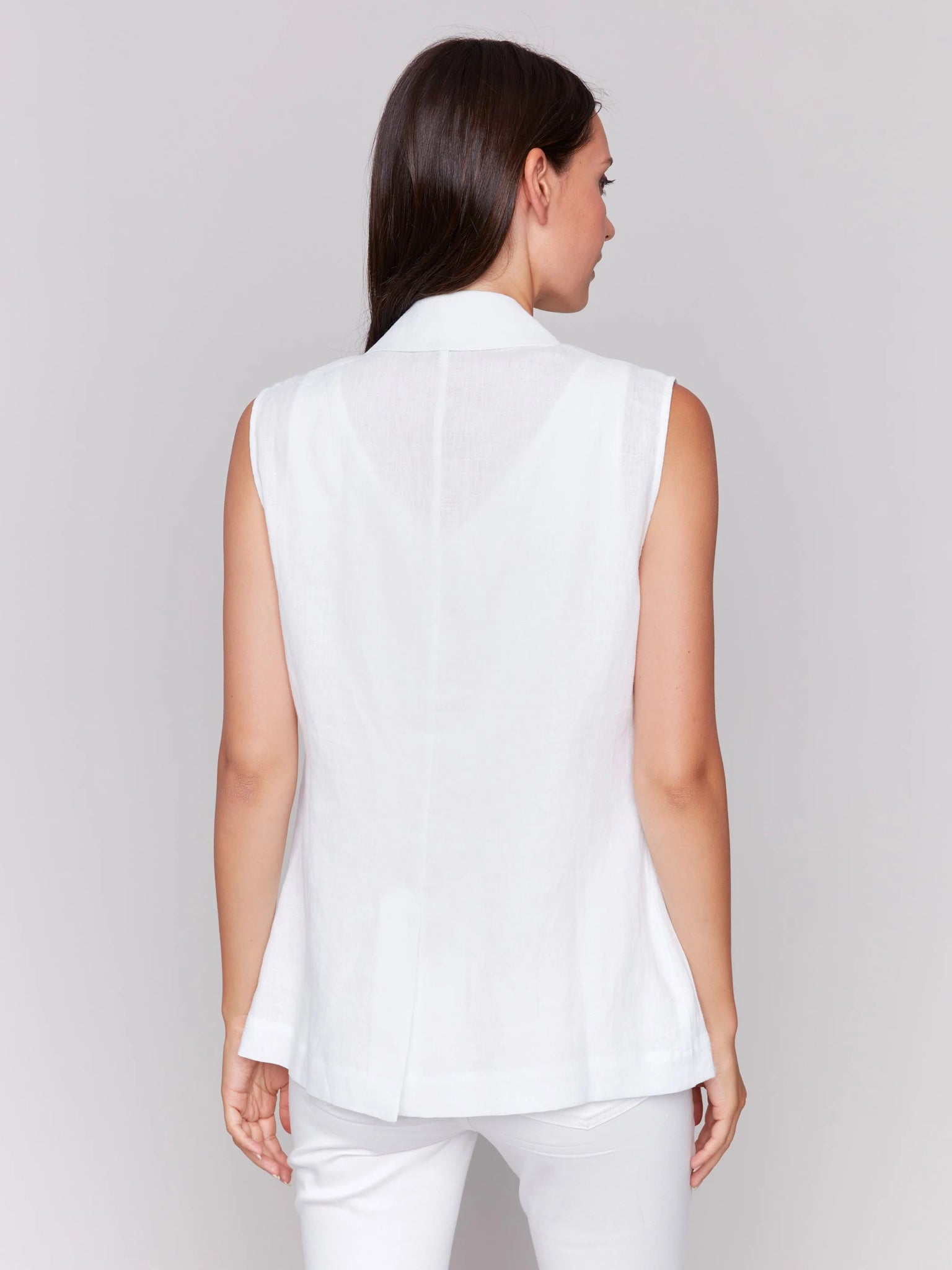 Linen Blend Vest