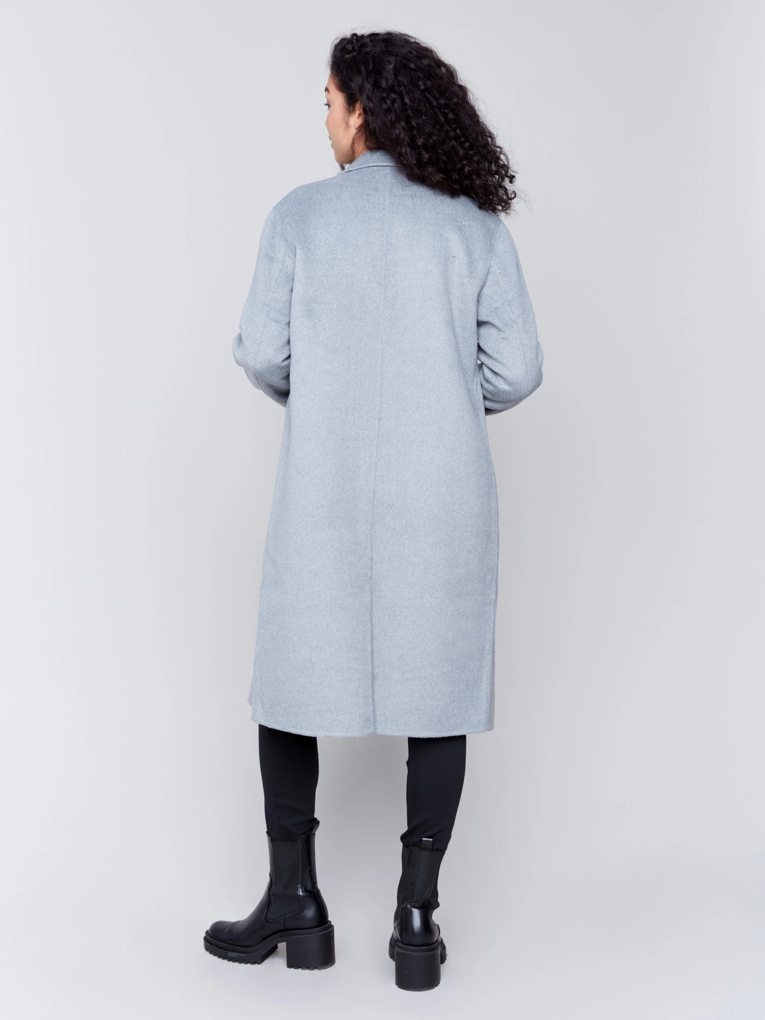 Long Double-Faced Wool Coat