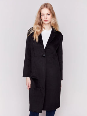 Long Double-Faced Wool Coat