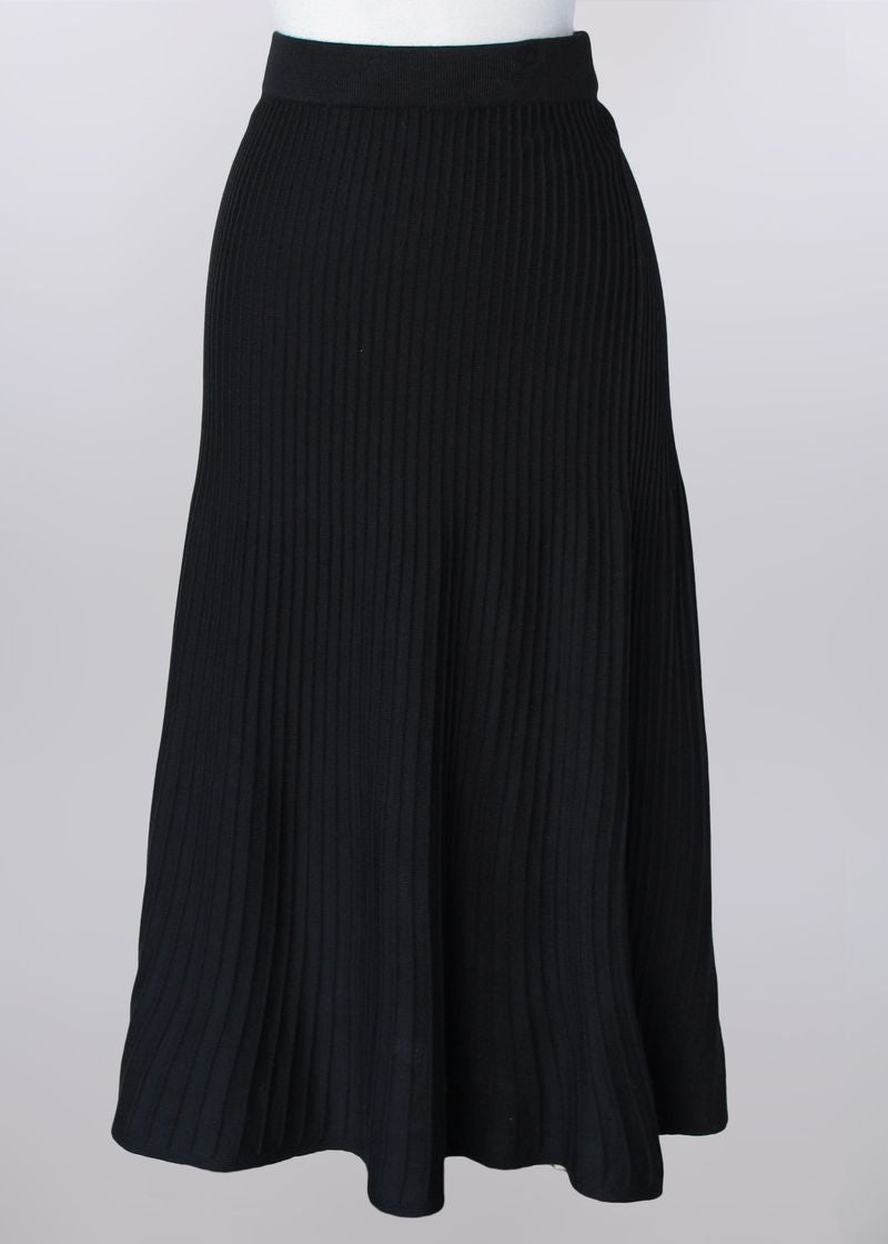 Rib Midi Skirt