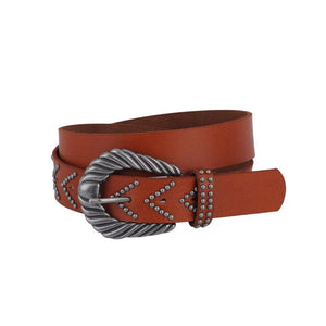 Silver Studded Statement Belt