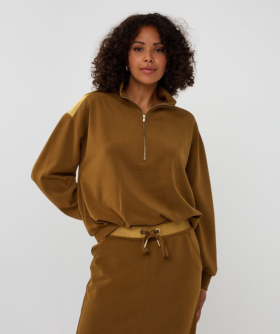 Sweater Balloon Hem Modal