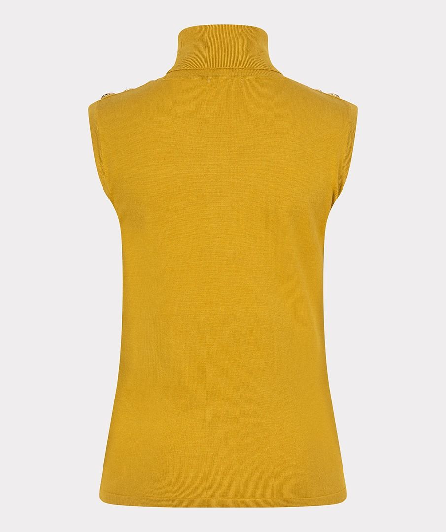 Sleeveless Basic Knit Sweater