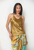 Reversible Solid Hammered Satin Camisole