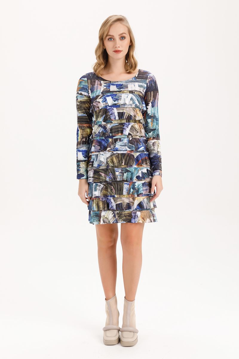 Long Sleeve Cha Cha Dress