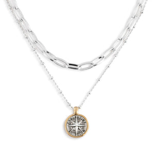 Protect & Guide Necklace | Silver