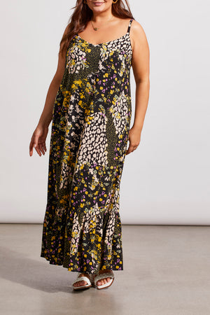 DITSY FLORAL PRINT MAXI DRESS | Limoncello