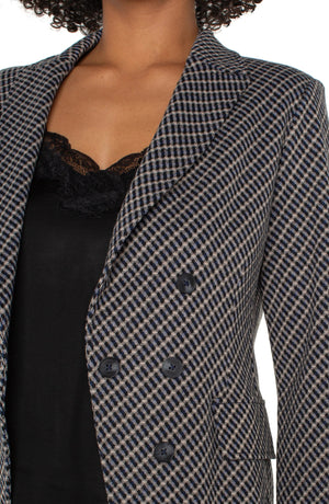 Faux Double Breasted Blazer