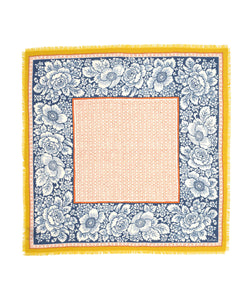 Vintage Floral Dot Wool Scarf