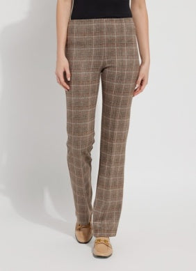 Elysse Wide Leg Pant | Cottage Plaid