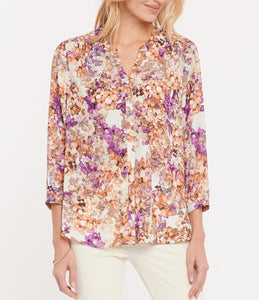 pintuck blouse