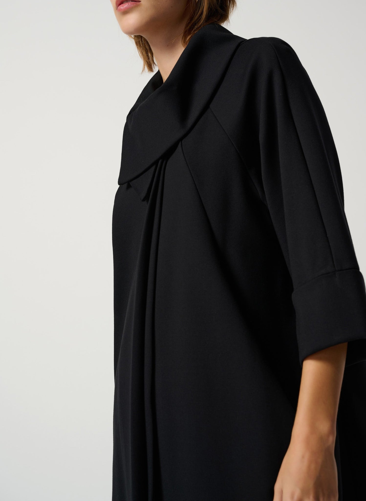 Elbow Sleeve Jackie O Ponte Jacket | Black