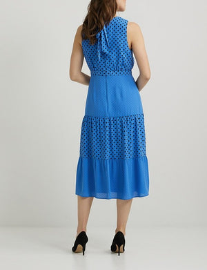 Polka Dot Peasant Dress