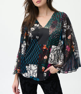 Floral Patchwork Blouse