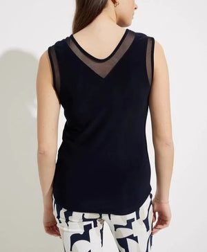 V neck top | Black 