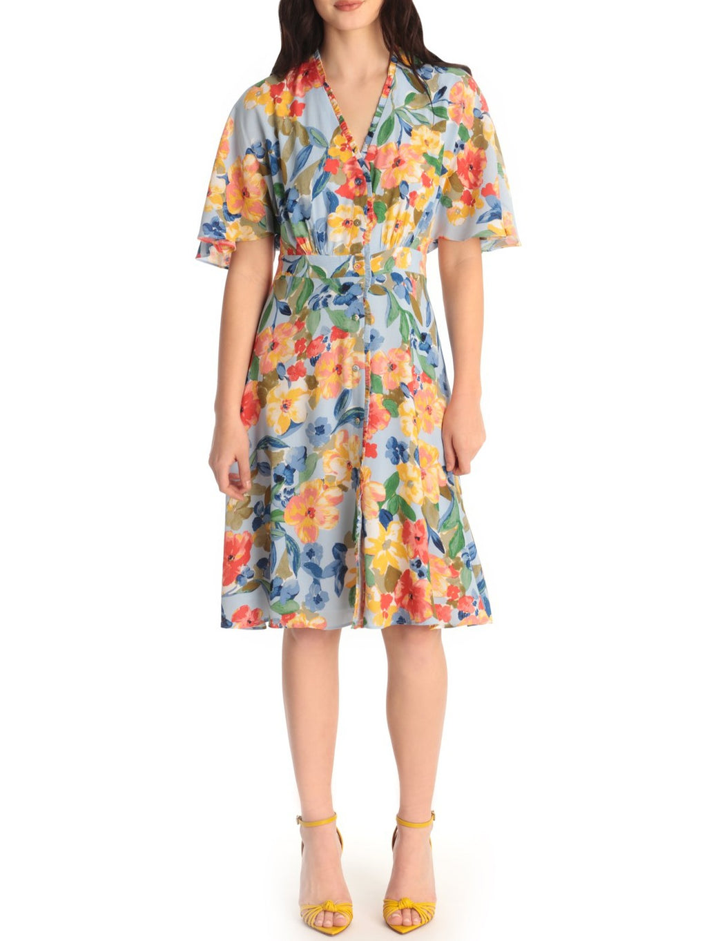 Floral Shirt Dress
