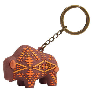 Prairie Rush Hour Buffalo Keychain | Mission Trails