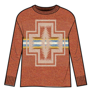 Sweater with print | Ochre Multi
