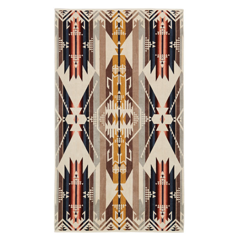 Jacquard Beach Towel | White Sands
