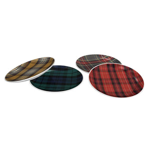 Tartan 8" Plate Set