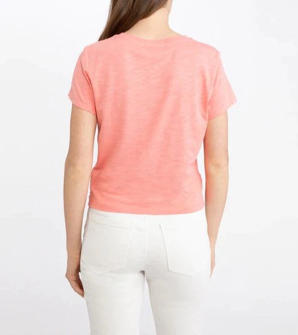 DREAM ON TWIST TEE SHELL | PINK