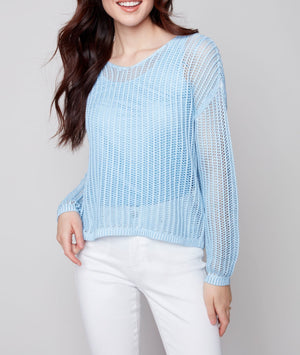 Fishnet Sweater | Cerulean