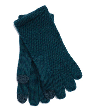 Recycled Echo touch glove | Deep teal