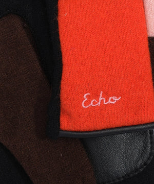 Color blocked Gloves | Chocolat