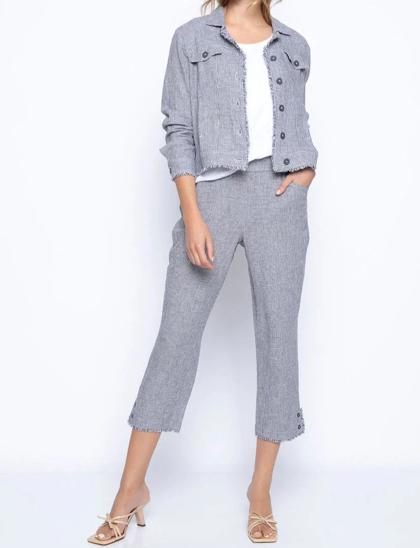 Casual Chic Jacket | Grey White