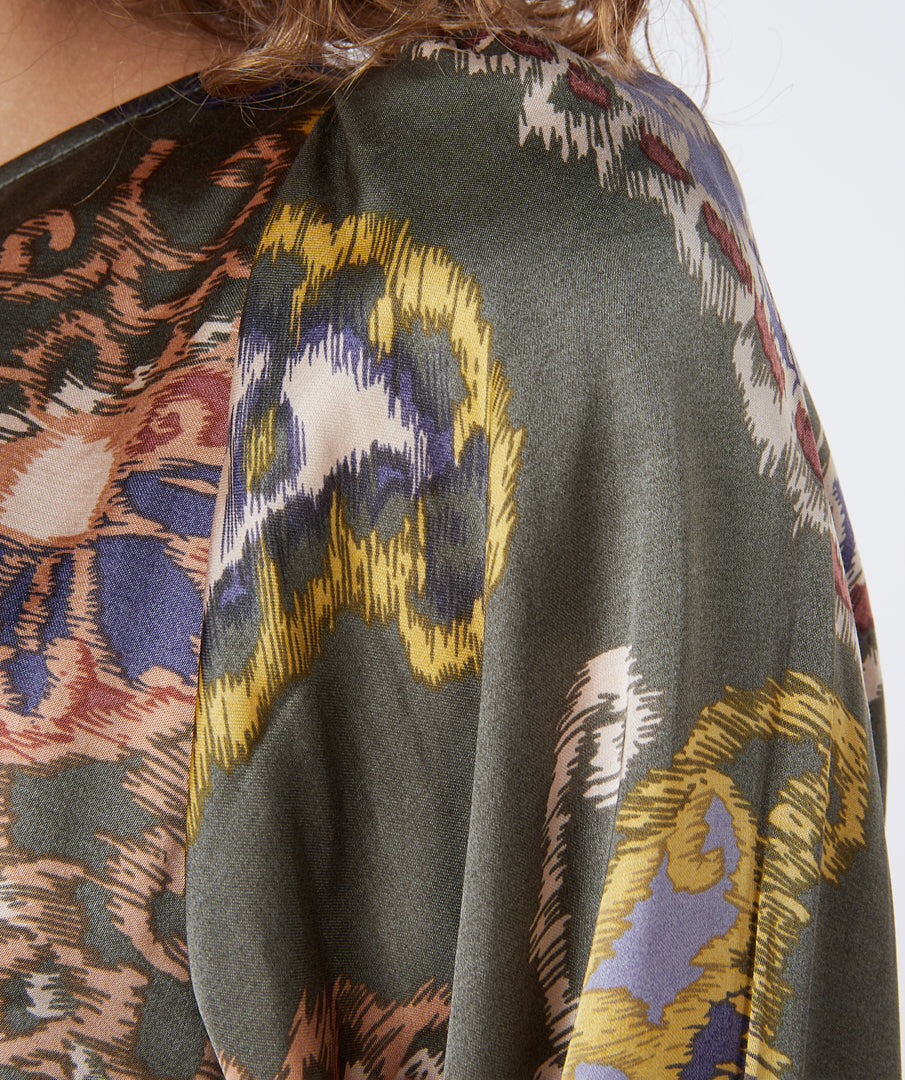 Large Paisley Print Blouse | Print